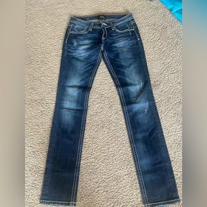 Express ReRock Skinny Jeans